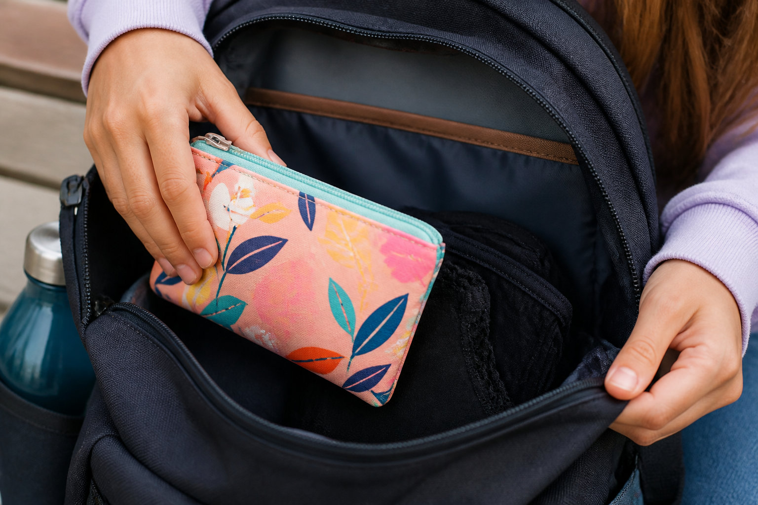 3 astuces pour s'organiser au collège avec sa protection lavable