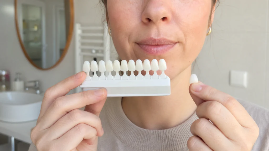 Illustration éditoriale pour l’article « Comment cacher dents pourries : nos solutions esthétiques »